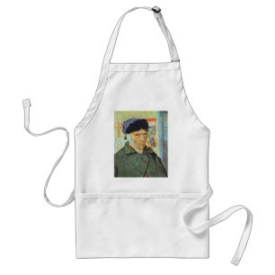 Vincent van Gogh - Selbstporträt mit verbundenem O Schürze