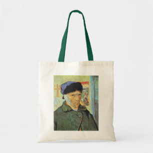 Vincent van Gogh - Selbstporträt mit verbundenem O Tragetasche