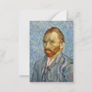 Vincent Van Gogh - Selbstporträt Mitteilungskarte