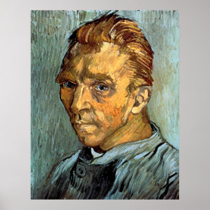 VINCENT VAN GOGH - Selbstporträt ohne Bart Poster
