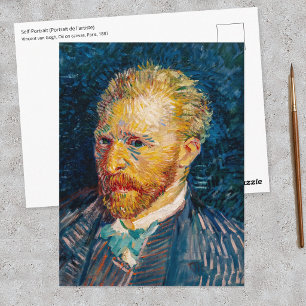 Vincent Van Gogh - Selbstporträt Postkarte