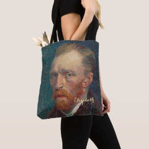 Vincent Van Gogh Self Portrait Art Mit Monogramm Tasche