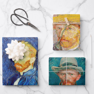 Vincent Van Gogh Self-Portrait Geschenkpapier Set