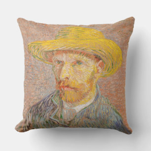 Vincent Van Gogh Self Portrait impressionistisch F Kissen