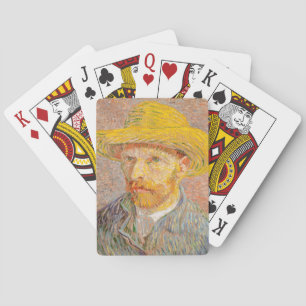 Vincent Van Gogh Self Portrait impressionistisch F Spielkarten