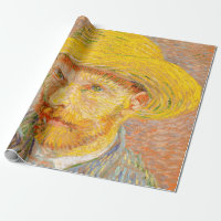 Vincent Van Gogh Self Portrait mit Straw Hat Art