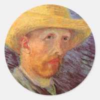 Vincent van Gogh Self Portrait mit Strohhut