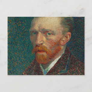 Vincent Van Gogh - Self Portrait Painting Postkarte