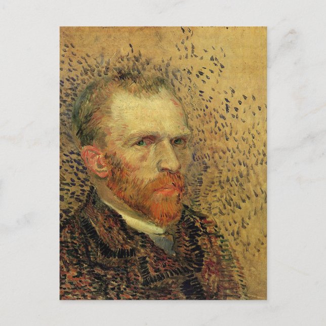 Vincent Van Gogh Self Portrait Postkarte (Vorderseite)