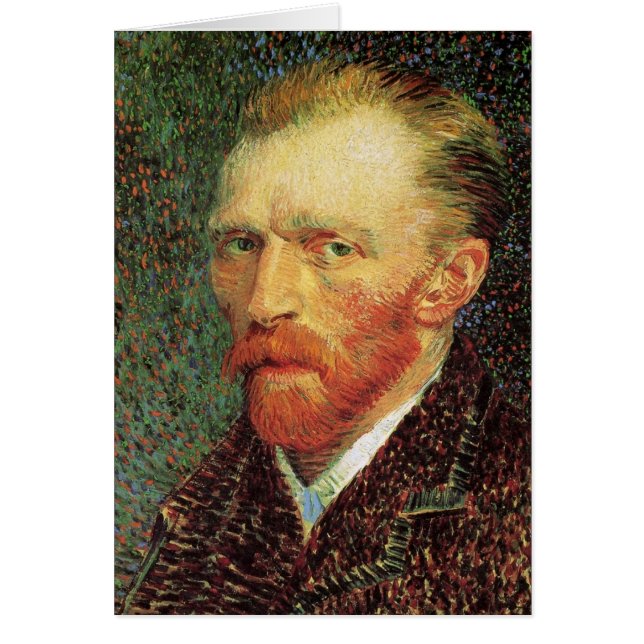 Vincent van Gogh Self Portrait, Vintage Kunst (Vorne)