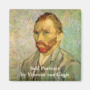 Vincent van Gogh Self Portrait, Vintage Kunst Magnet