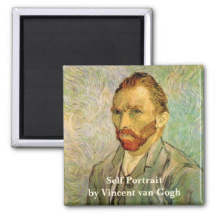 Vincent van Gogh Self Portrait, Vintage Kunst Magnet