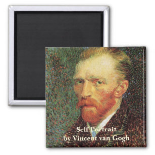 Vincent van Gogh Self Portrait, Vintage Kunst Magnet