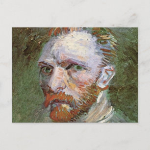 Vincent van Gogh Self Portrait, Vintage Kunst Postkarte