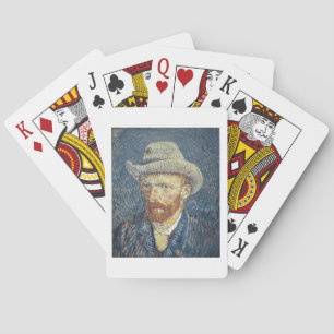 Vincent van Gogh Self Portrait with Felt Hat Spielkarten