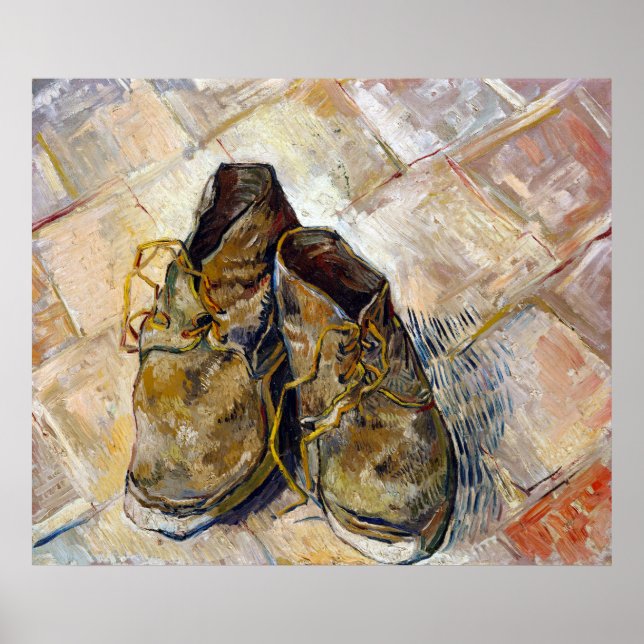 Vincent van Gogh Shoes Poster (Vorne)