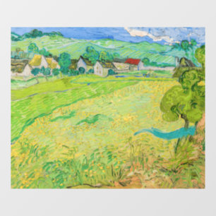 Vincent van Gogh - Sicht auf die Vessenots bei Auv Fensteraufkleber