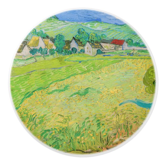 Vincent van Gogh - Sicht auf die Vessenots bei Auv Keramikknauf (Vorderseite)