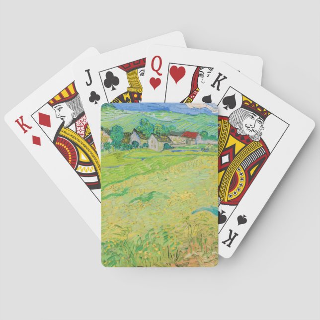 Vincent van Gogh - Sicht auf die Vessenots bei Auv Spielkarten (Rückseite)