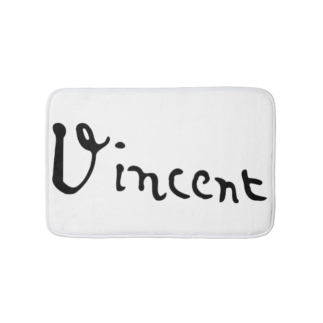 Vincent Van Gogh Signature Badematte (Vorderseite)