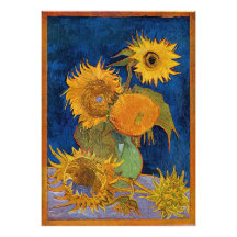 Vincent Van Gogh Six Sunflower Photo agrandissemen