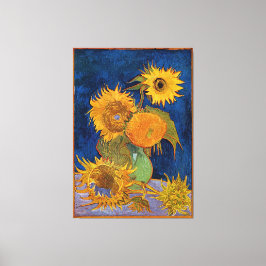 Vincent Van Gogh Six Sunflowers ummantelte Canvas Leinwanddruck