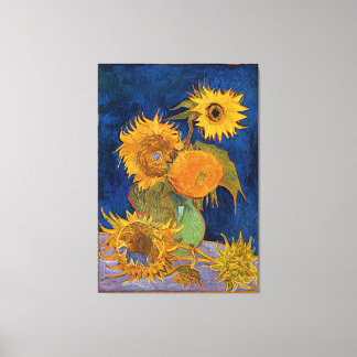 Vincent Van Gogh Six Tournesols Toile Enveloppée
