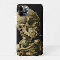 Vincent Van Gogh Skeleton mit einer brennenden Zig