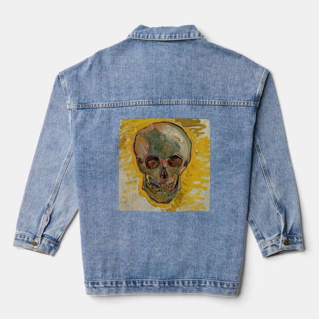 Vincent van Gogh - Skull 1887 #2 Jeansjacke (Rückseite)