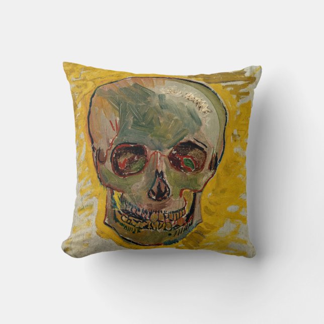 Vincent van Gogh - Skull 1887 #2 Kissen (Vorderseite)