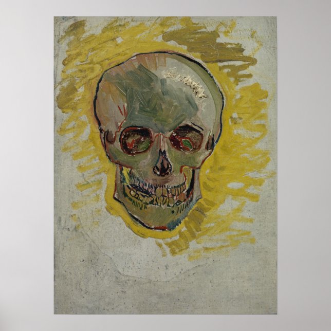 Vincent van Gogh Skull Gallery Poster (Vorne)