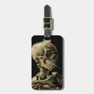 Vincent van Gogh - Skull mit brennender Zigarette Gepäckanhänger