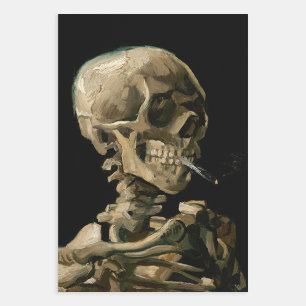 Vincent van Gogh - Skull mit brennender Zigarette Geschenkpapier Set