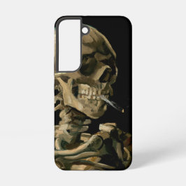 Vincent van Gogh - Skull mit brennender Zigarette Samsung Galaxy Hülle