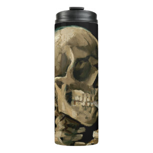 Vincent van Gogh - Skull mit brennender Zigarette Thermosbecher