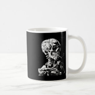Vincent Van Gogh Skull mit Zigarette Skeleton Hal Kaffeetasse