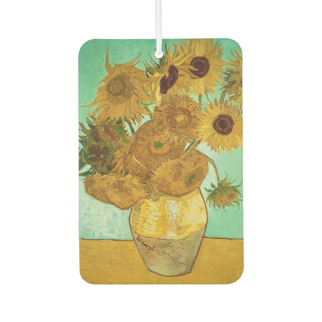 Vincent van Gogh | Sonnenblumen, 1888 Autolufterfrischer (Vorderseite)