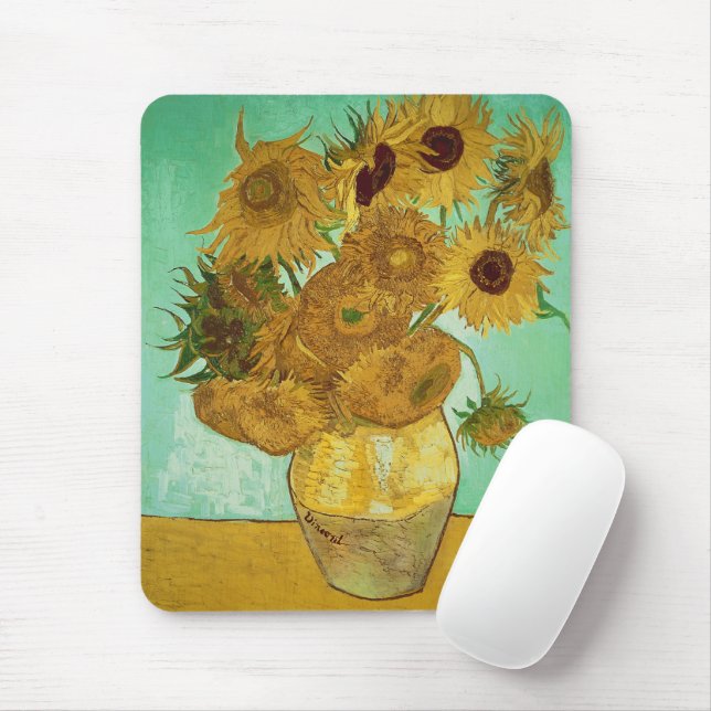 Vincent van Gogh | Sonnenblumen, 1888 Mousepad (Mit Mouse)