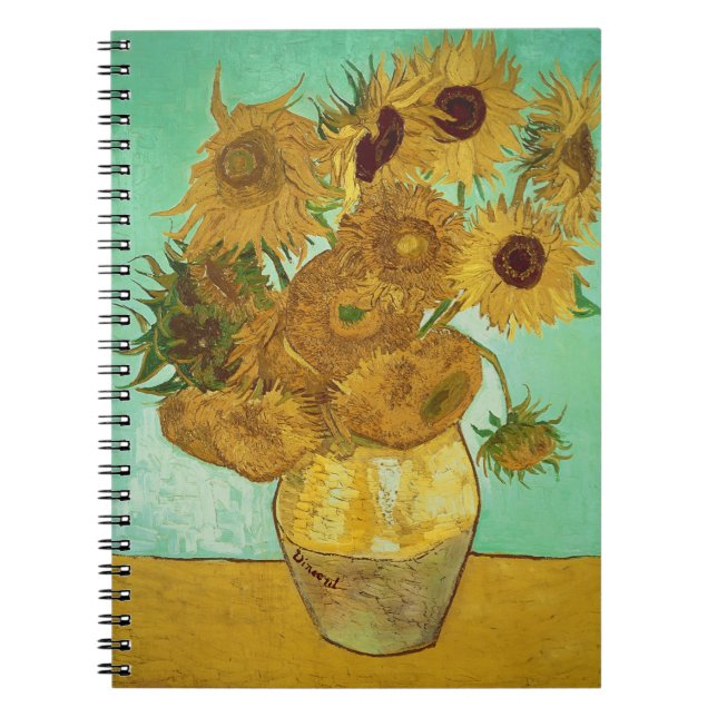 Vincent van Gogh | Sonnenblumen, 1888 Notizblock (Vorderseite)