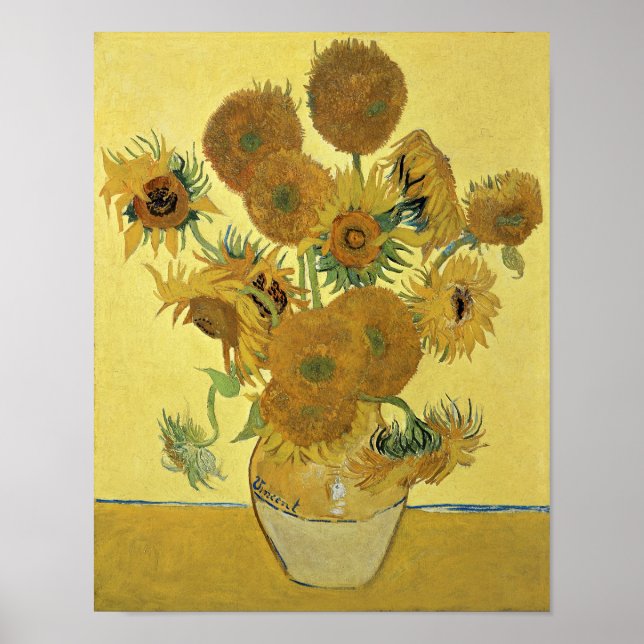 Vincent van Gogh | Sonnenblumen, 1888 Poster (Vorne)