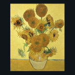 Vincent van Gogh | Sonnenblumen, 1888 Poster<br><div class="desc">Bildsammlung: BAL970 Sonnenblumen,  1888 (Öl auf Leinwand). Gogh,  Vincent van (1853-1890) Öl auf Leinwand. National Gallery,  London,  Großbritannien 1888</div>