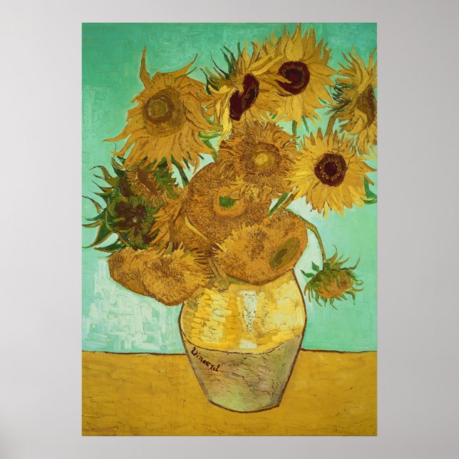 Vincent van Gogh | Sonnenblumen, 1888 Poster (Vorne)