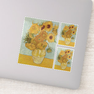 Vincent Van Gogh - Sonnenblumen, dritte Version Aufkleber