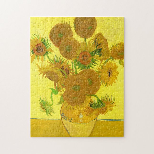 Vincent Van Gogh Sonnenblumen Kunst für Kinder (Vertikal)