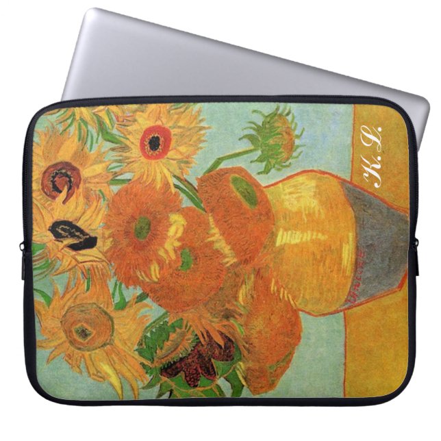 Vincent van Gogh, Sonnenblumen Laptopschutzhülle (Vorderseite)