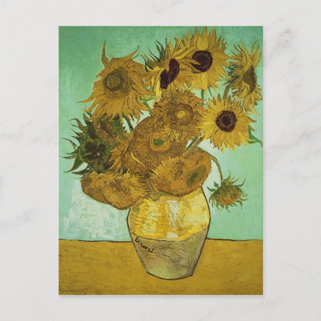 Vincent van Gogh - Sonnenblumen Postkarte (Vorderseite)