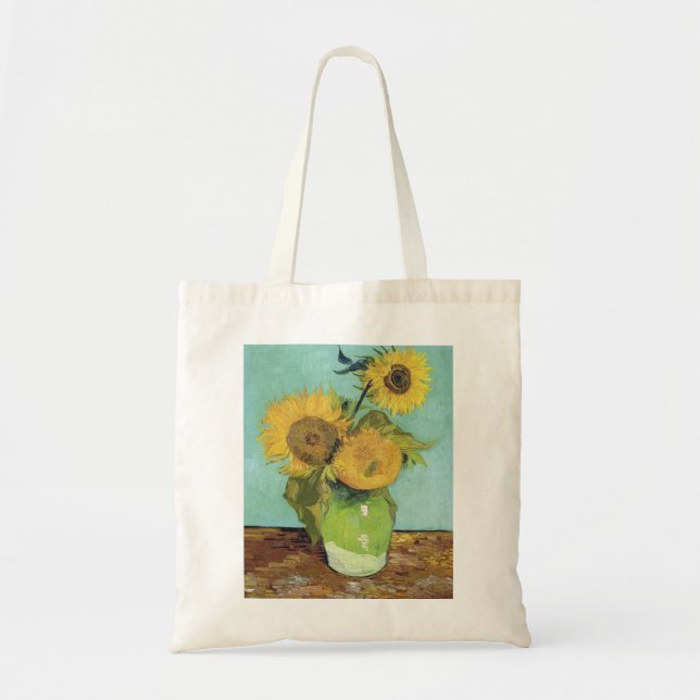 Vincent Van Gogh - Sonnenblumen Tragetasche (Vorne)