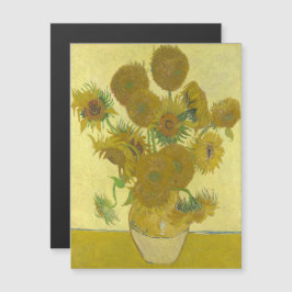 Vincent Van Gogh - Sonnenblumen, vierte Version Magneteinladung