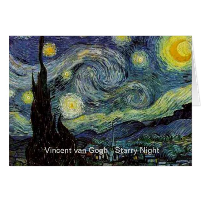 Vincent van Gogh - Starry Night (Vorderseite (Horizontal))