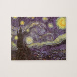 Vincent van Gogh - Starry Night<br><div class="desc">Die Starry Night (1889) von Vincent van Gogh ist ein Vintager Post-Impressionismus der Kunstlandschaft Landschaftsmalerei. Der Blick auf eine Stadt in einem Tal bei Nacht mit den Wolken, den Sternen und einem schönen goldgelben Halbmond. Es wurde im Laufe des Tages aus der Erinnerung gemalt und ist van Goghs bekanntestes Gemälde....</div>